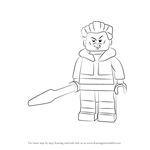 How to Draw Lego Kraven the Hunter