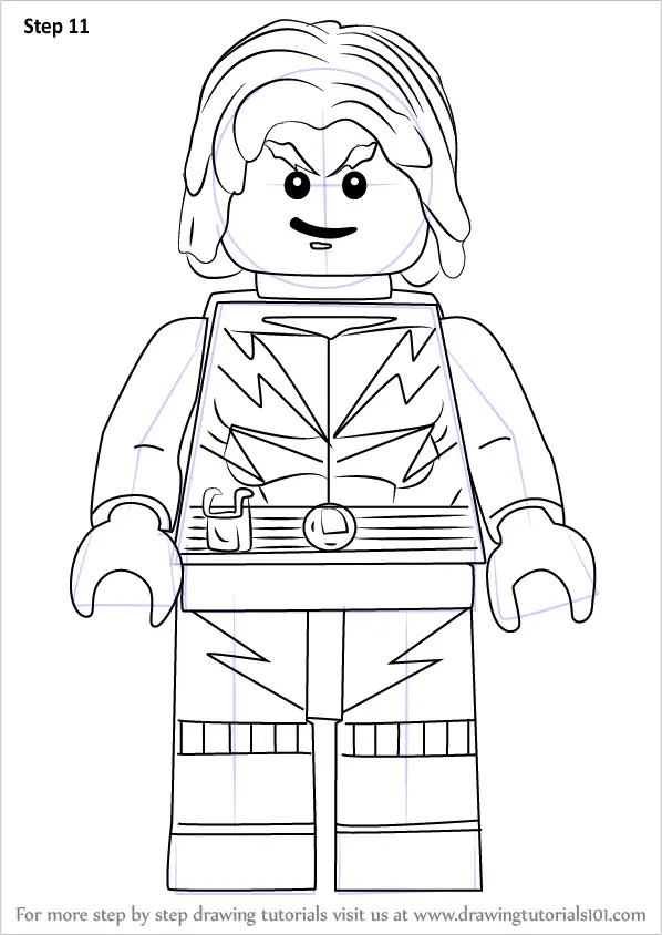 how to draw lego figures