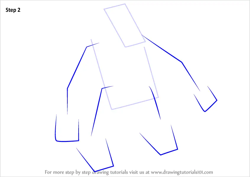 Learn How to Draw Lego Rhino (Lego) Step by Step : Drawing Tutorials