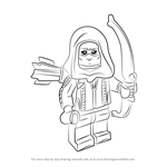 How to Draw Lego Roy Harper