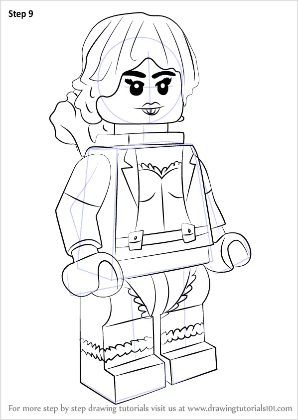 Learn How to Draw Lego Squirrel Girl Lego Step by Step Drawing 