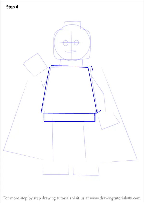 Learn How to Draw Lego Vision (Lego) Step by Step : Drawing Tutorials