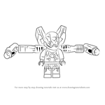 How to Draw Lego Yellow Jacket
