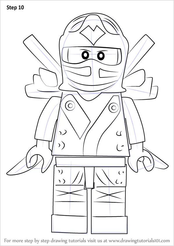 How to Draw Dark Samurai from Ninjago (Ninjago) Step by Step ...