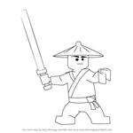 How to Draw First Spinjitzu Master from Ninjago