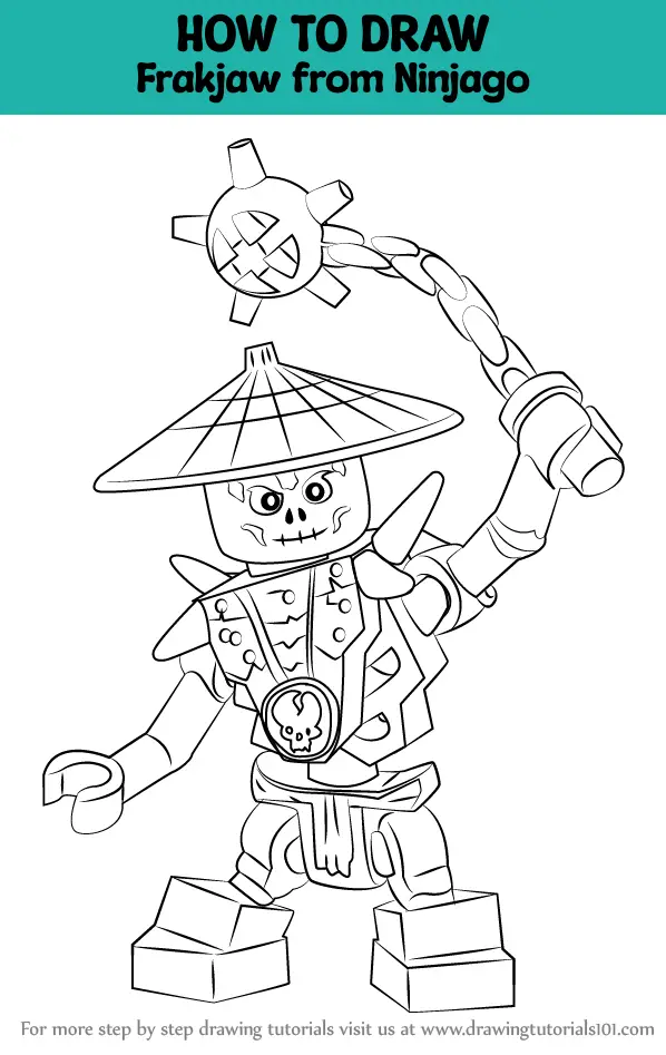 How to Draw Frakjaw from Ninjago Ninjago Step by Step