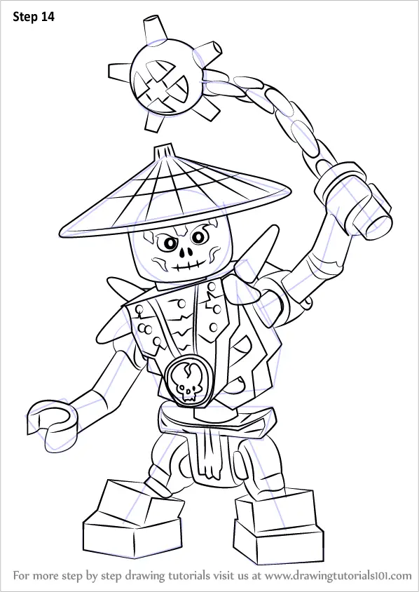 ninjago characters drawing