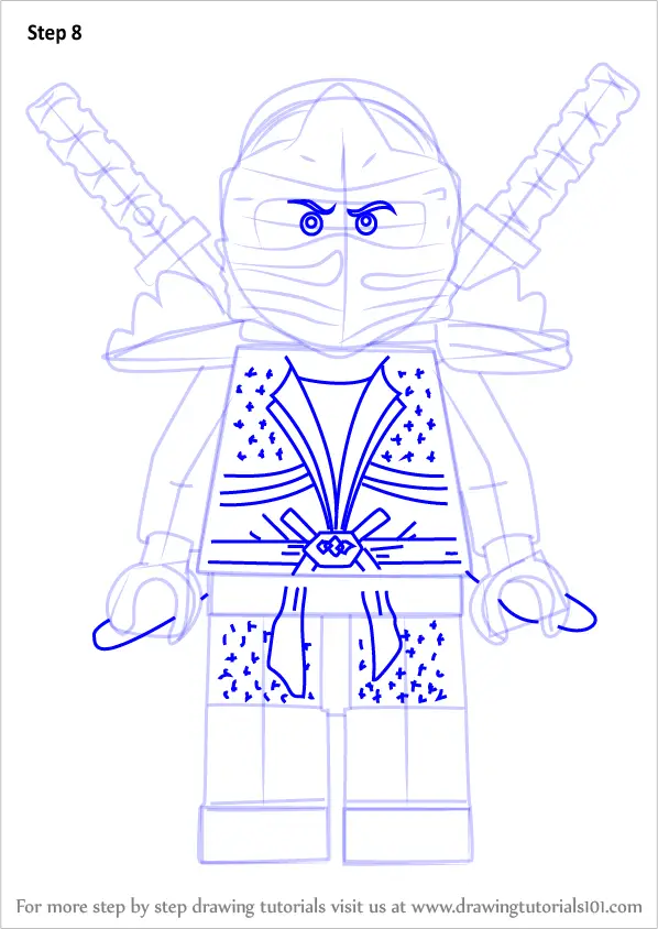 ninjago draw to by step step how Step How Ninjago (Ninjago) Draw to Ninja Green from Learn