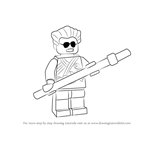How to Draw Griffin Turner from Ninjago