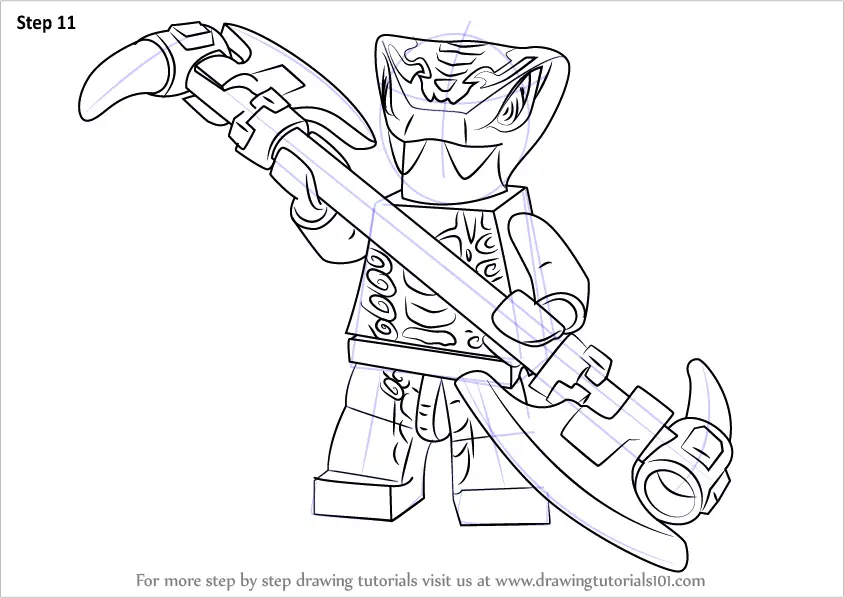 How to Draw Mezmo from Ninjago (Ninjago) Step by Step ...