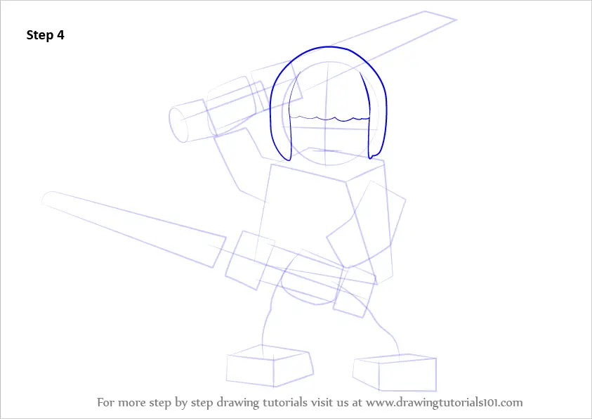 How To Draw Nya From Ninjago (Ninjago) Step By Step ...