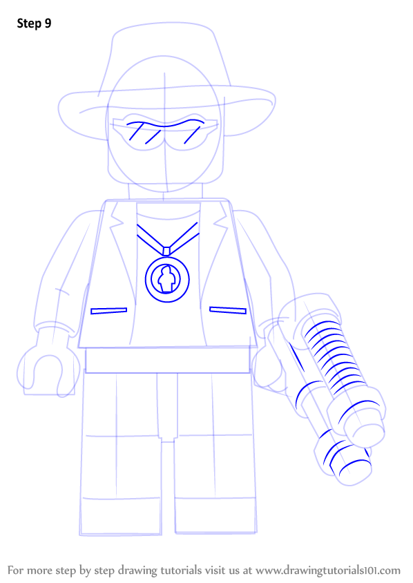 Step by Step How to Draw Paleman from Ninjago : DrawingTutorials101.com