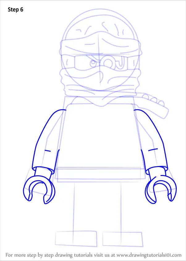 How to Draw Zane from Ninjago (Ninjago) Step by Step ...