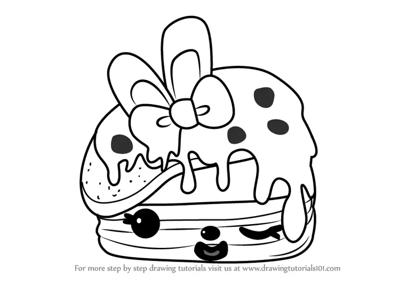How to Draw Berry Cakes from Num Noms (Num Noms) Step by Step ...