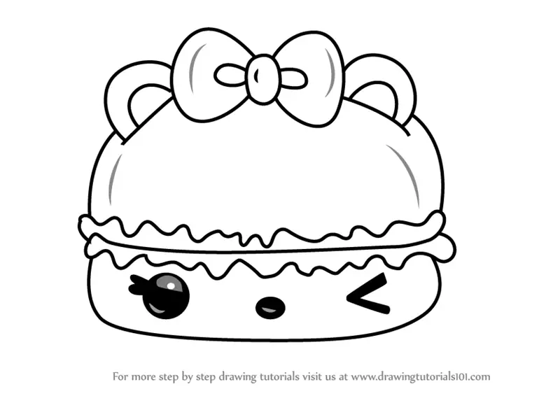 How to Draw Berry Créme Gloss-Up from Num Noms (Num Noms) Step by Step ...