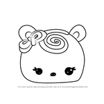 How to Draw Choco Swirl from Num Noms