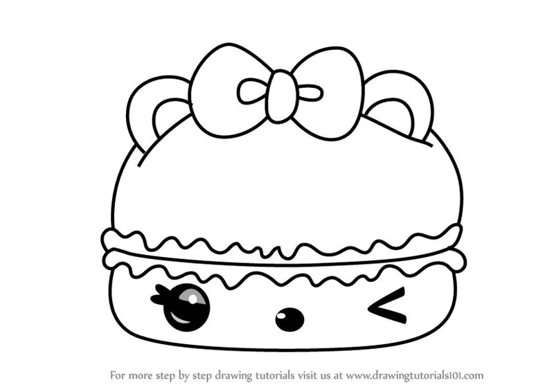 How to Draw Cotton Créme Gloss-Up from Num Noms (Num Noms) Step by Step ...