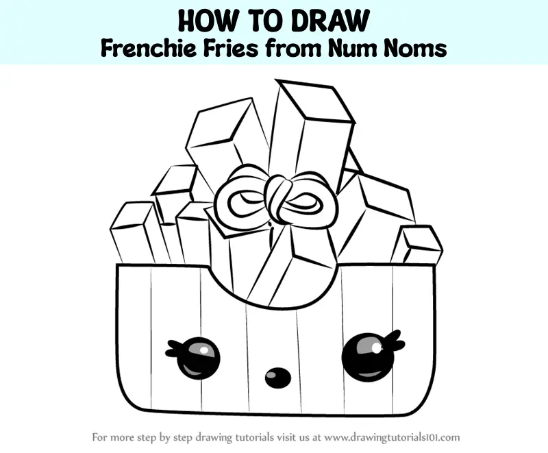 How to Draw Frenchie Fries from Num Noms (Num Noms) Step by Step ...