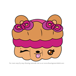 How to Draw Jazzy Razzwich from Num Noms