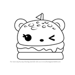 How to Draw Melty Burger from Num Noms