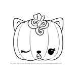 How to Draw Paula Pumpkin from Num Noms