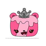 How to Draw Princess B.G. Jelly Roll from Num Noms