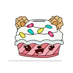 How to Draw Sprinkles Froyo from Num Noms
