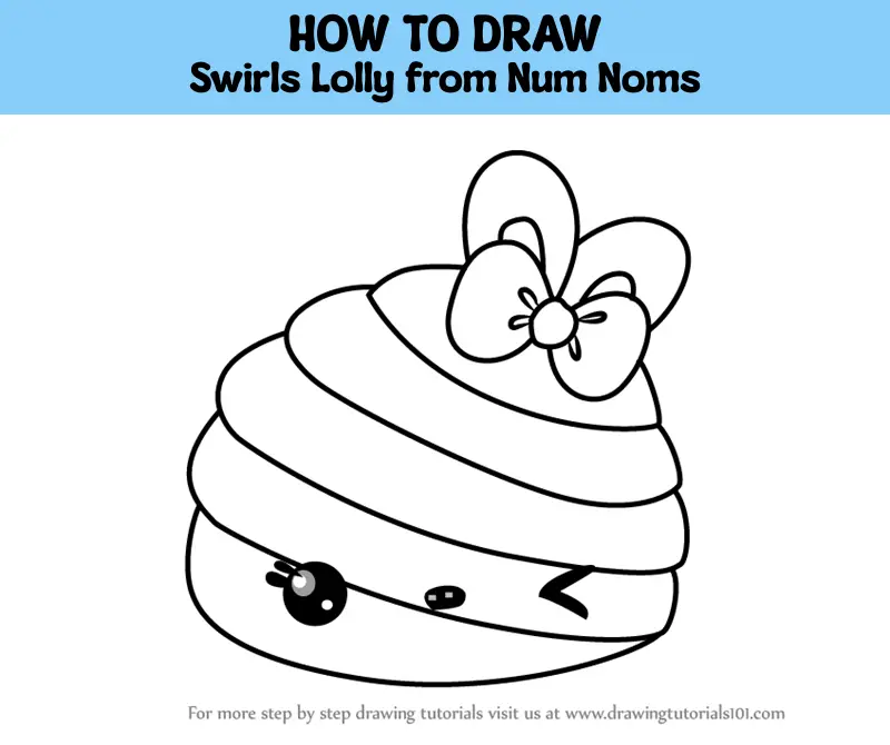 How to Draw Swirls Lolly from Num Noms (Num Noms) Step by Step ...