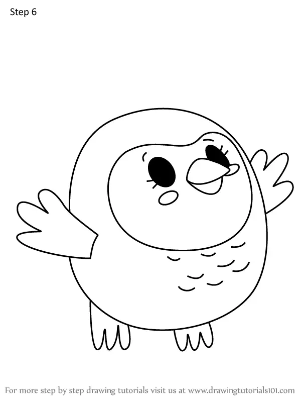 How to Draw Beeps the Owl from Pikmi Pops (Pikmi Pops) Step by Step ...