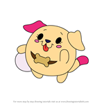 How to Draw Bento the Dog from Pikmi Pops