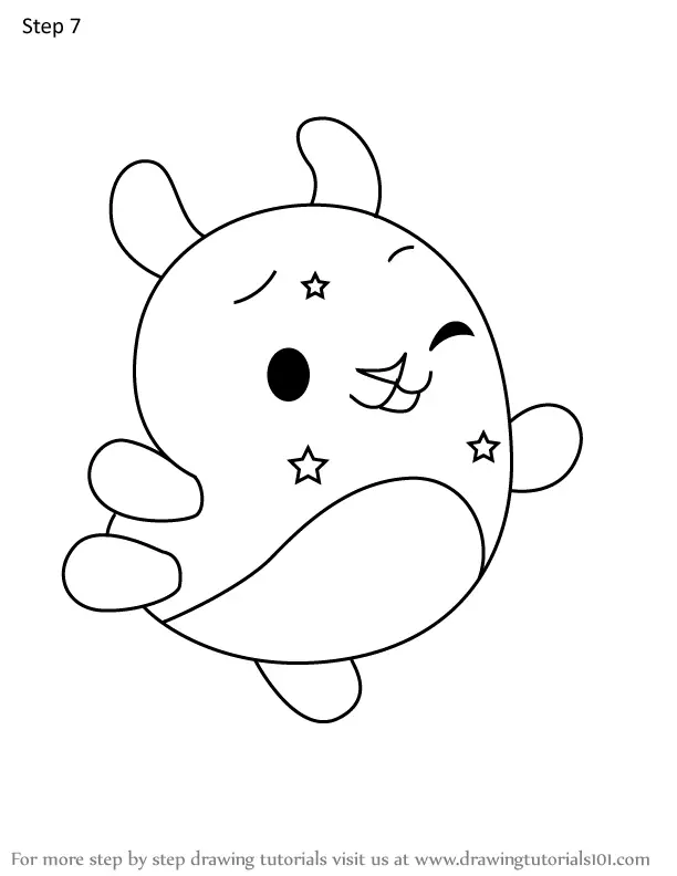 How to Draw Blossy the Hamster from Pikmi Pops (Pikmi Pops) Step by ...