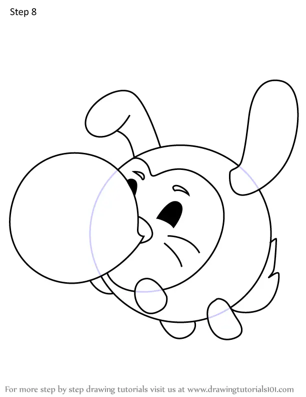 How to Draw Camo the Rabbit from Pikmi Pops (Pikmi Pops) Step by Step ...