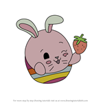 How to Draw Megg the Bunny from Pikmi Pops