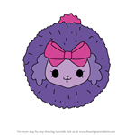 How to Draw Pattie the Poodle from Pikmi Pops