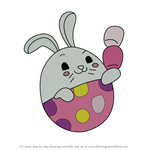 How to Draw Soufflé the Bunny from Pikmi Pops
