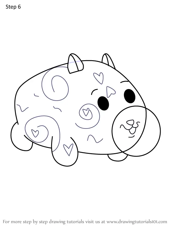 How to Draw Sunny the Capybara from Pikmi Pops (Pikmi Pops) Step by ...