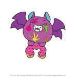 How to Draw Vampy the Bat from Pikmi Pops