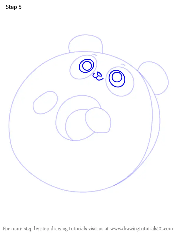 How to Draw Yums the Panda from Pikmi Pops (Pikmi Pops) Step by Step ...