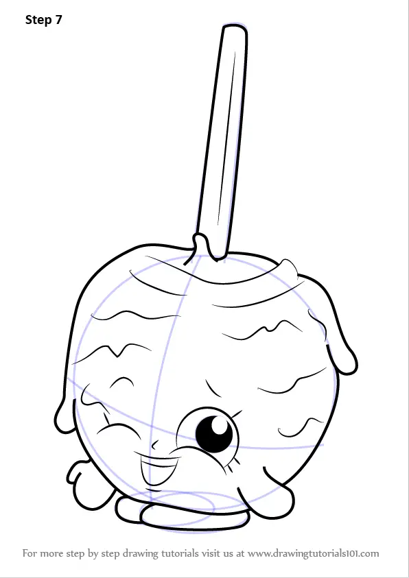 Learn How to Draw Candy Apple from Shopkins (Shopkins ...
