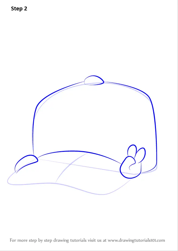 how to draw a baseball cap step by step  Drawing hats, Cap drawing,  Drawing tutorials for beginners