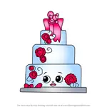How to Draw Wendy Wedding Cake from Shopkins