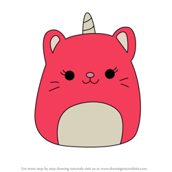 How to Draw Adrie the Caticorn from Squishmallows