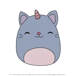 How to Draw Adrina the Caticorn from Squishmallows