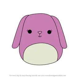 How to Draw Alejandra the Tie-Dye Bunny from Squishmallows