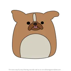 How to Draw Alex the Bulldog from Squishmallows