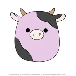 How to Draw Alexie the Cow from Squishmallows