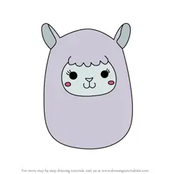 How to Draw Arabella the Llama from Squishmallows