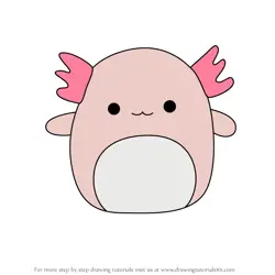 How to Draw Archie the Axolotl from Squishmallows