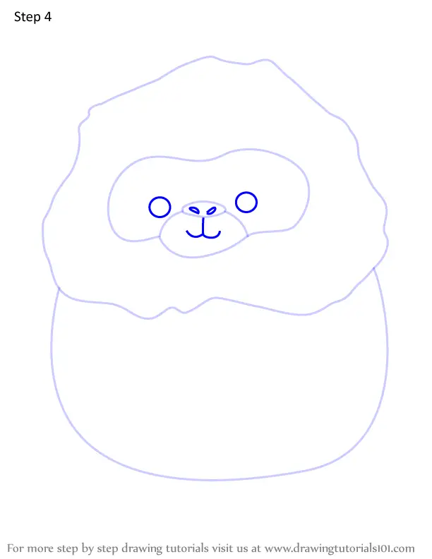 How to Draw Aron the Gorilla from Squishmallows (Squishmallows) Step by ...