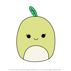 How to Draw Ashley the Apple from Squishmallows